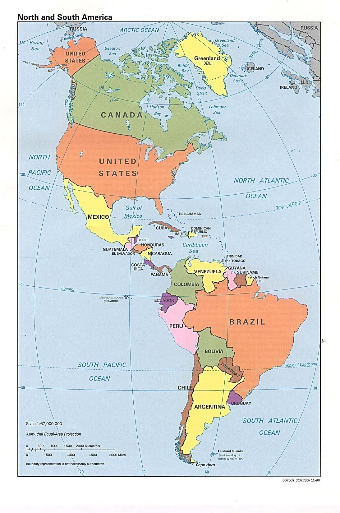 加拿大海洋地图