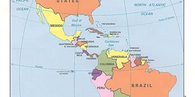 加拿大海洋地图