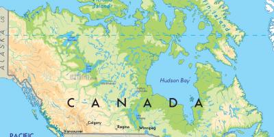 加拿大的地图旅行